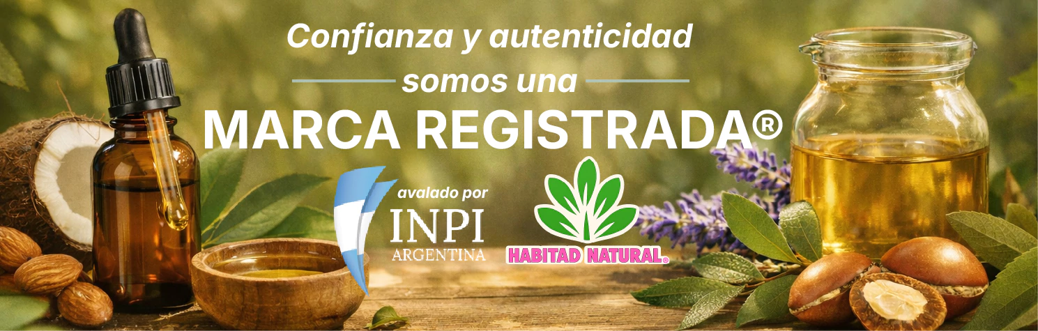 Habitad Natural es una marca registrada, avalada por el INPI Argentina